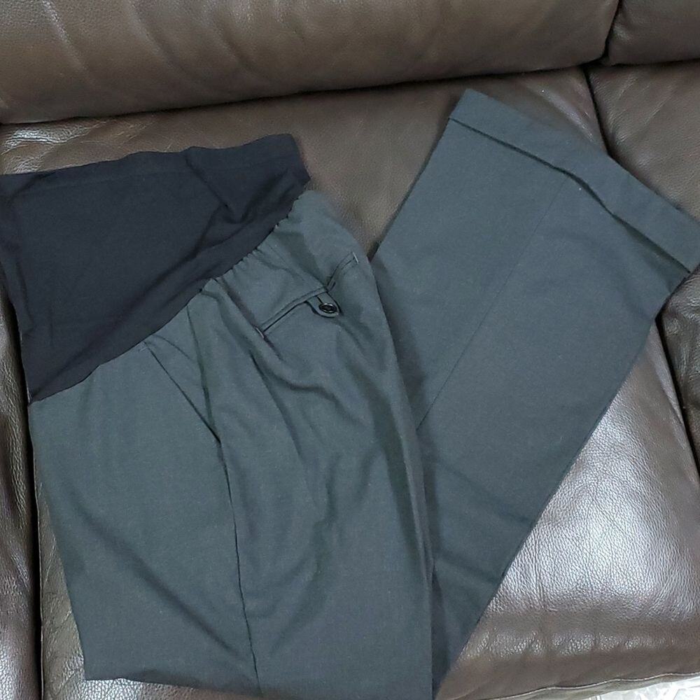 Charcoal grey maternity pants excellent condition size M